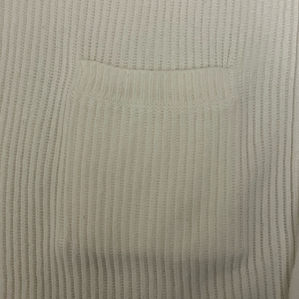 White Button-Up Cardigan - Picture 3 of 6